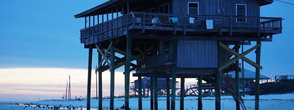 50 year old cabin in Dog Island, Florida