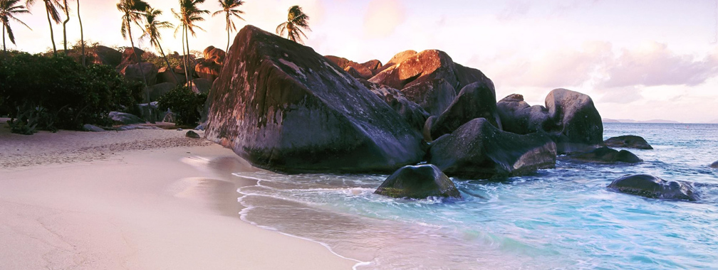 Astounding beach wallpaper of West Indies