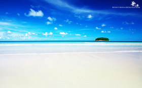 Awesome white sand beach