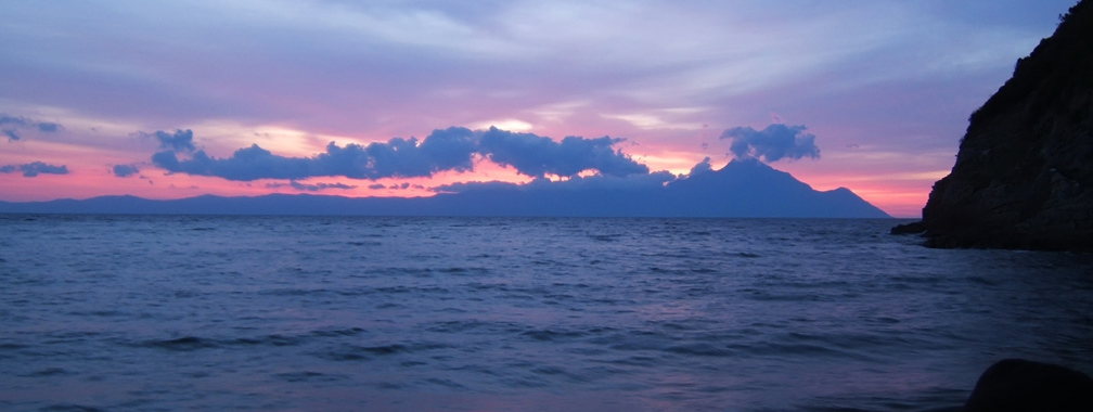 Beach wallpaper of Vasco sunset