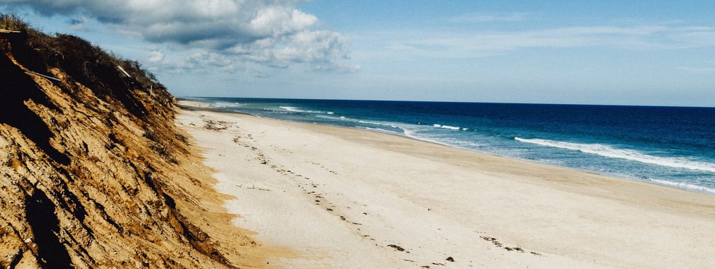 Cape Cod beach in the autumn