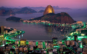 Incredible view on Sugar Loaf Mountain, Rio De Janeiro, Brazil