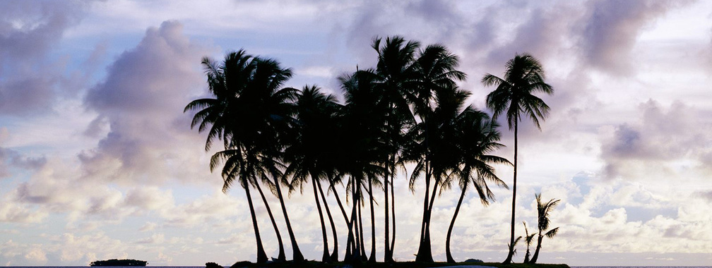 Island wallpaper, Chuuk (Truk), Micronesia