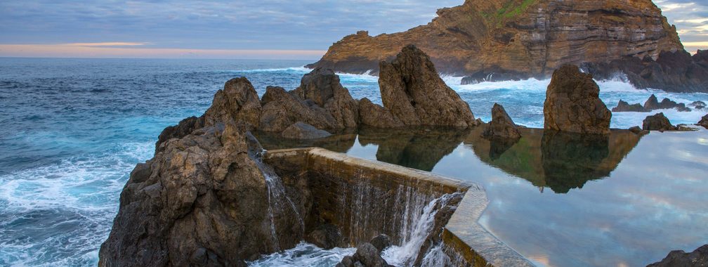 Madeira Island beach wallpaper – dramatic coast of Portugal