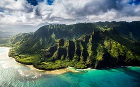 Majestic view at Kauai County, United States