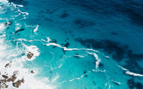 Mesmerizing scenery of Diaz beach in Cape Point, South Africa