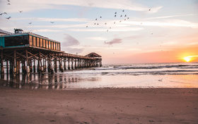 Morning views at Cocoa Beach, United States