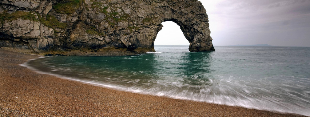 Nature created rock passage wallpaper