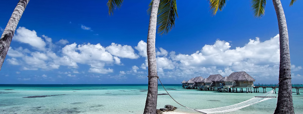 Peaceful Tikehau Pearl beach in the Palliser Islands, French Polynesia