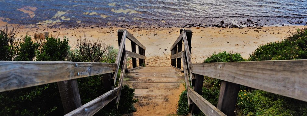 Relaxing atmosphere at Fishermans Beach, Australia