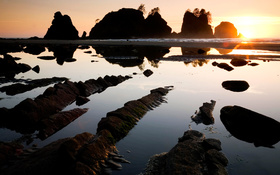 Shi Shi Beach, Olympic National Park, Washington wallpaper