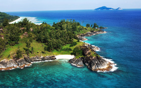 Silhouette island, Seychelles – wallpaper