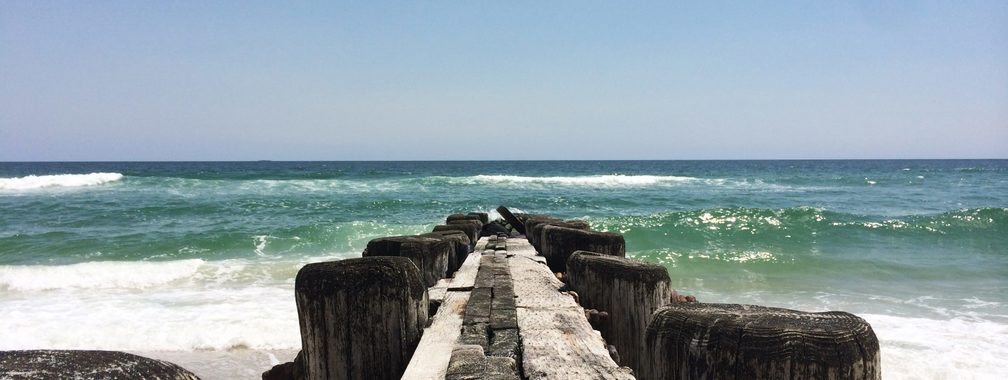 Summertime on the beach in the Outer Banks, North Carolina