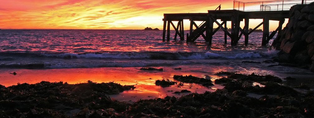 Sunrise at the Horseshoe Bay, South Australia wallpaper