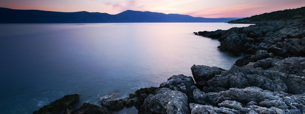 Sunrise on the Adriatic Sea in Premantura, Croatia