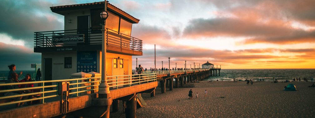 Sunset at the Manhattan Beach Pier