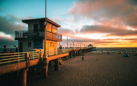 Sunset at the Manhattan Beach Pier