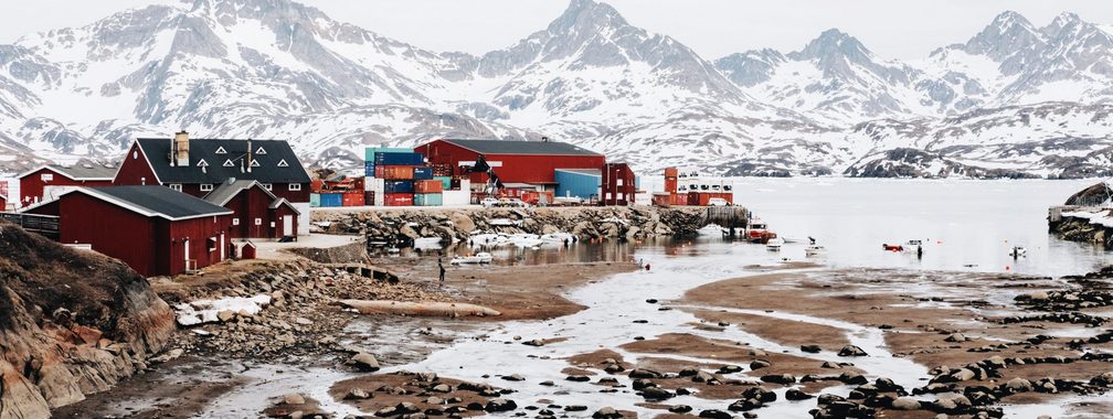 Tasiilaq harbour in East Greenland