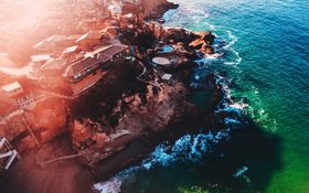 The beautiful sunset wallpaper of Laguna Beach, United States