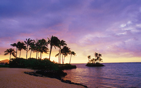 The inspiring wallpaper of the Wai’alae Beach, Honolulu, Hawaii