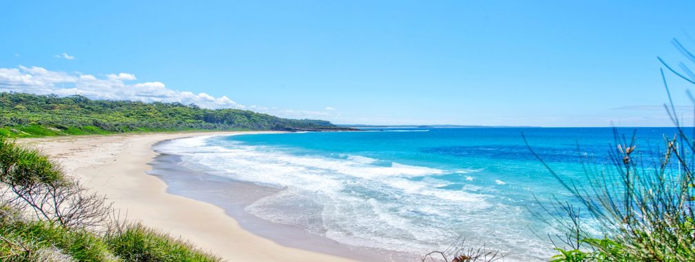 The peaceful wallpaper of calming beaches in Kioloa, Australia