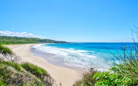 The peaceful wallpaper of calming beaches in Kioloa, Australia