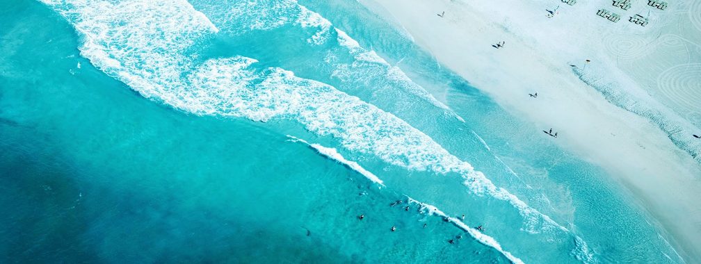 The view from the top of the Burj Al Arab in Dubai