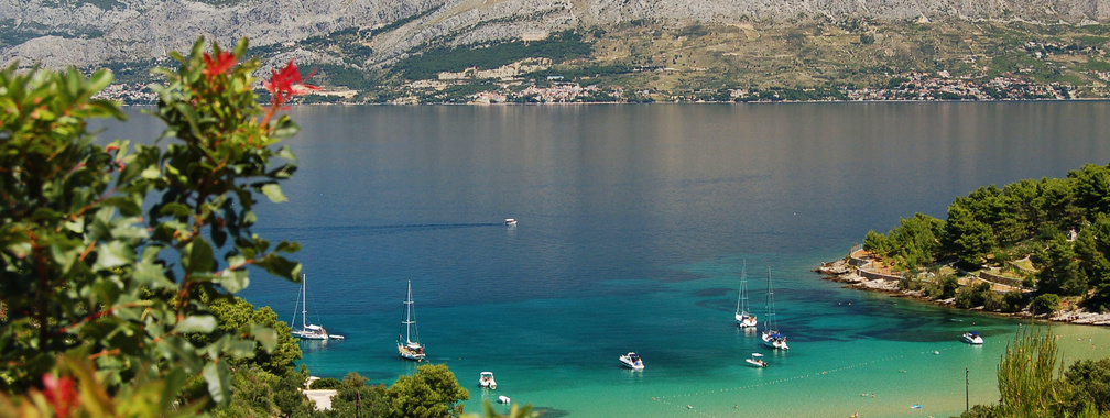 The wallpaper of beautiful Lovrečina beach in Croatia