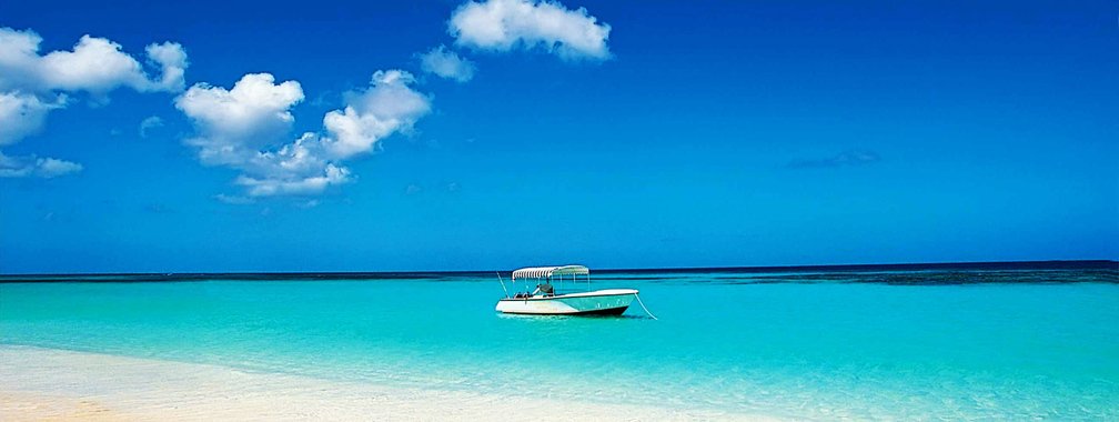 Tropical beach vacation wallpaper