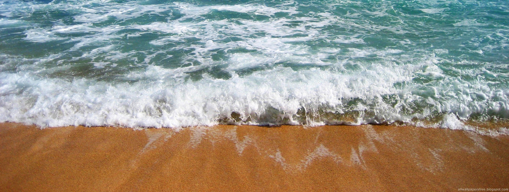 Windy Day Over The Ocean Beach Wallpaper