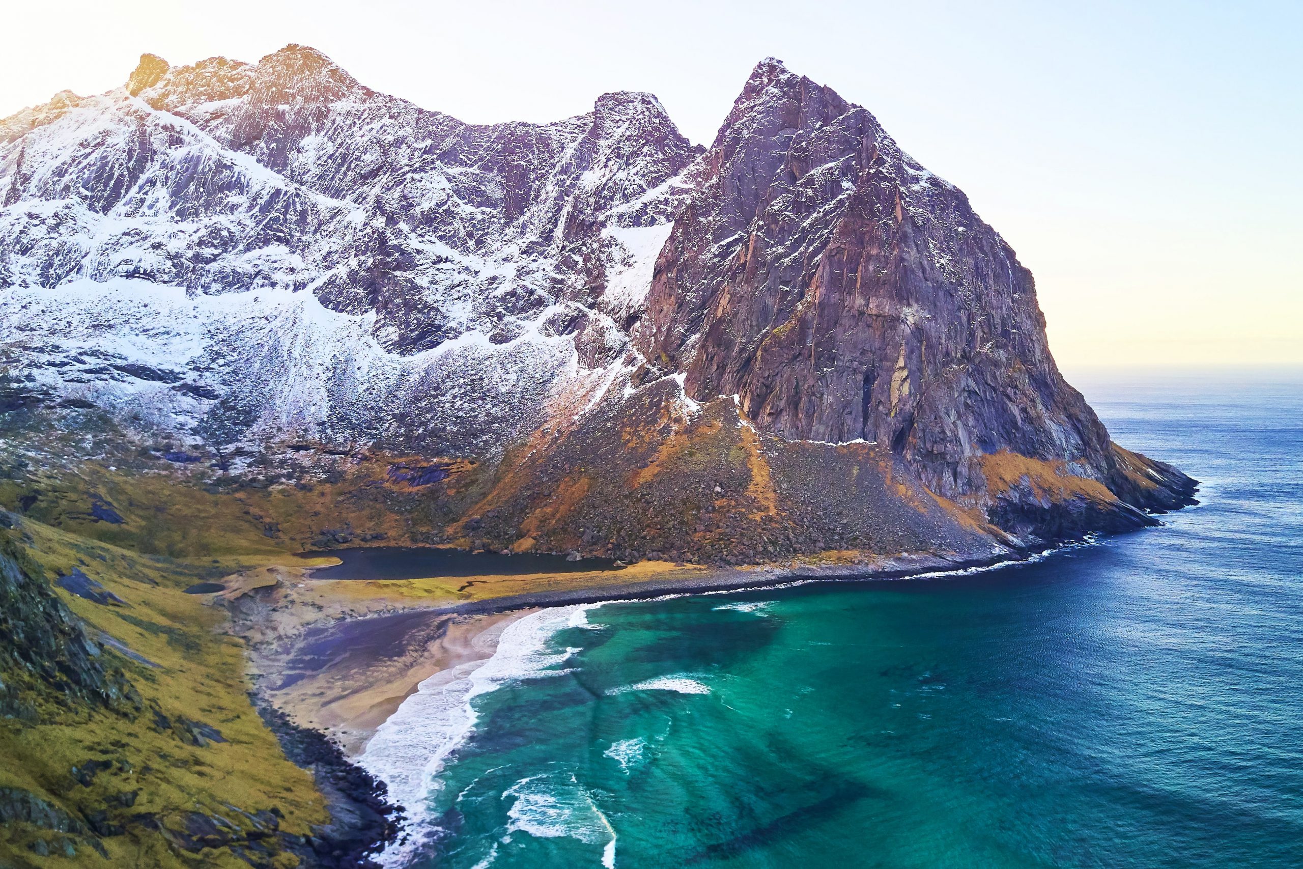 Kvalvika Beach A Pearl On The Lofoten Islands Norway Beach Wallpapers