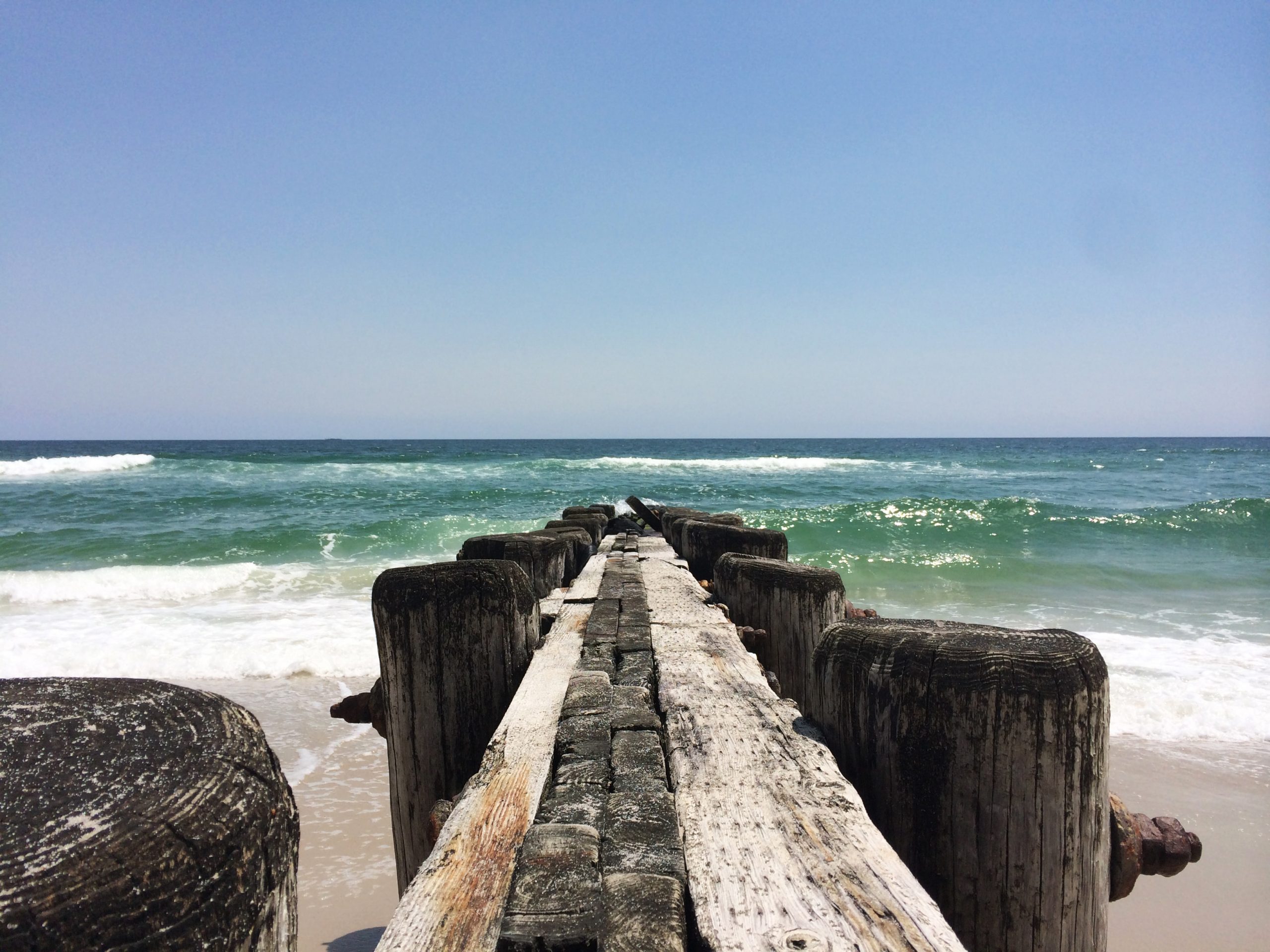 Summertime on the beach in the Outer Banks, North Carolina Beach